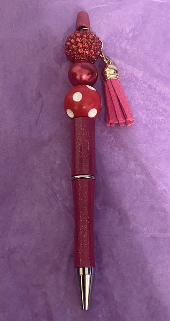 Sweetheart Sparkle Beaded Pen