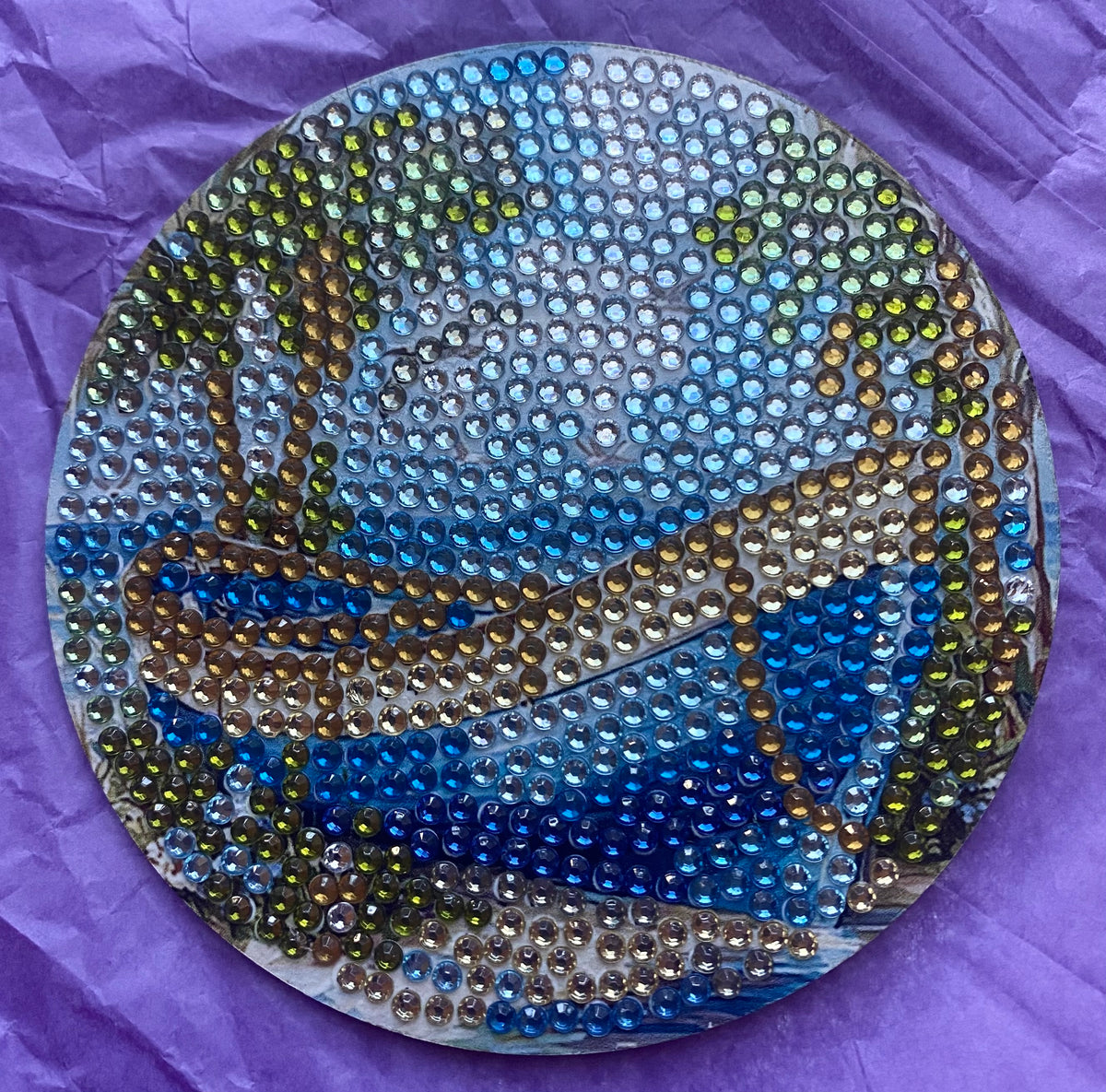 Beach Boat Diamond Art Coaster