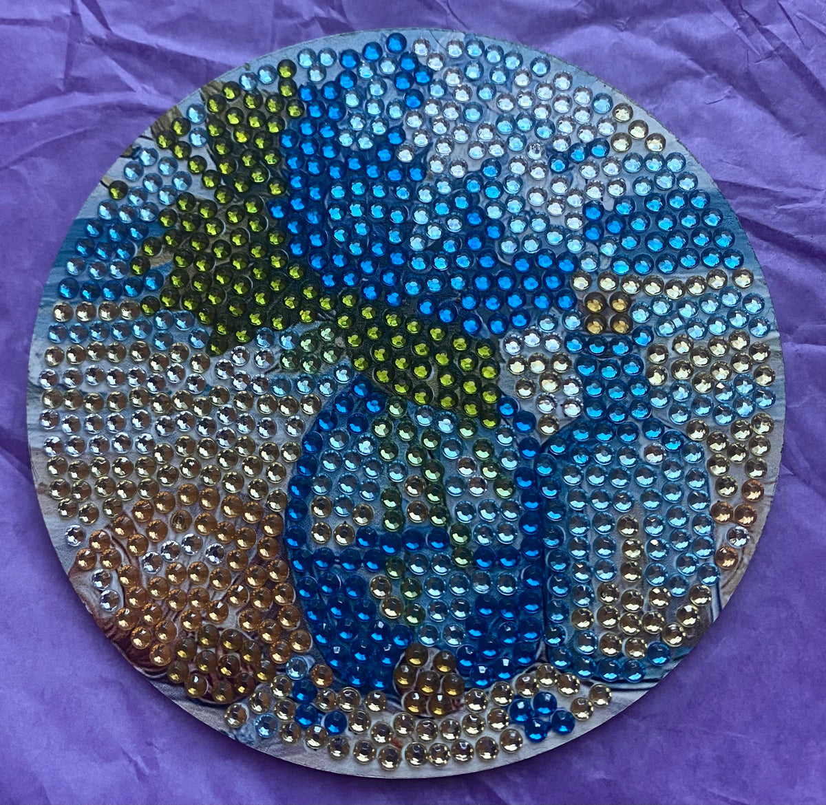 Beach Bottles Diamond Art Coaster