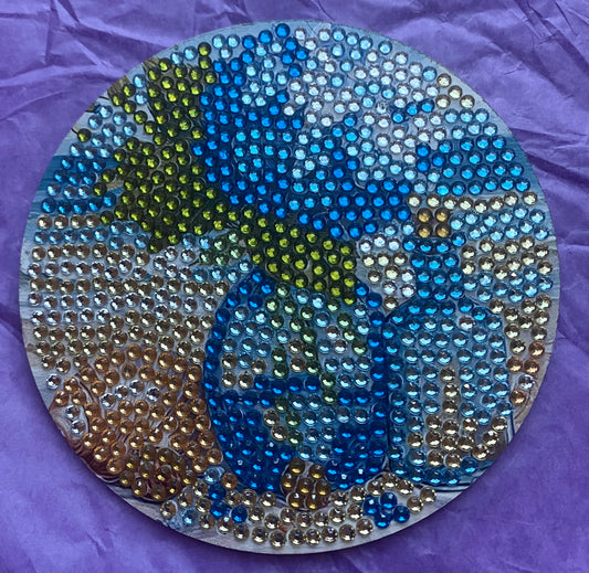 Beach Bottles Diamond Art Coaster