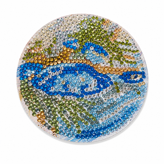 Sea Turtle Diamond Art Coaster
