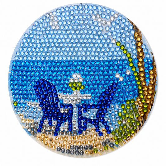 Beach Chairs Diamond Art Coaster