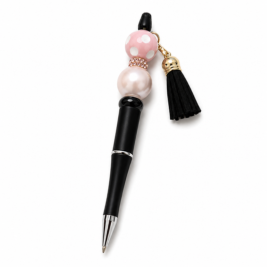 Midnight Dots Beaded Pen
