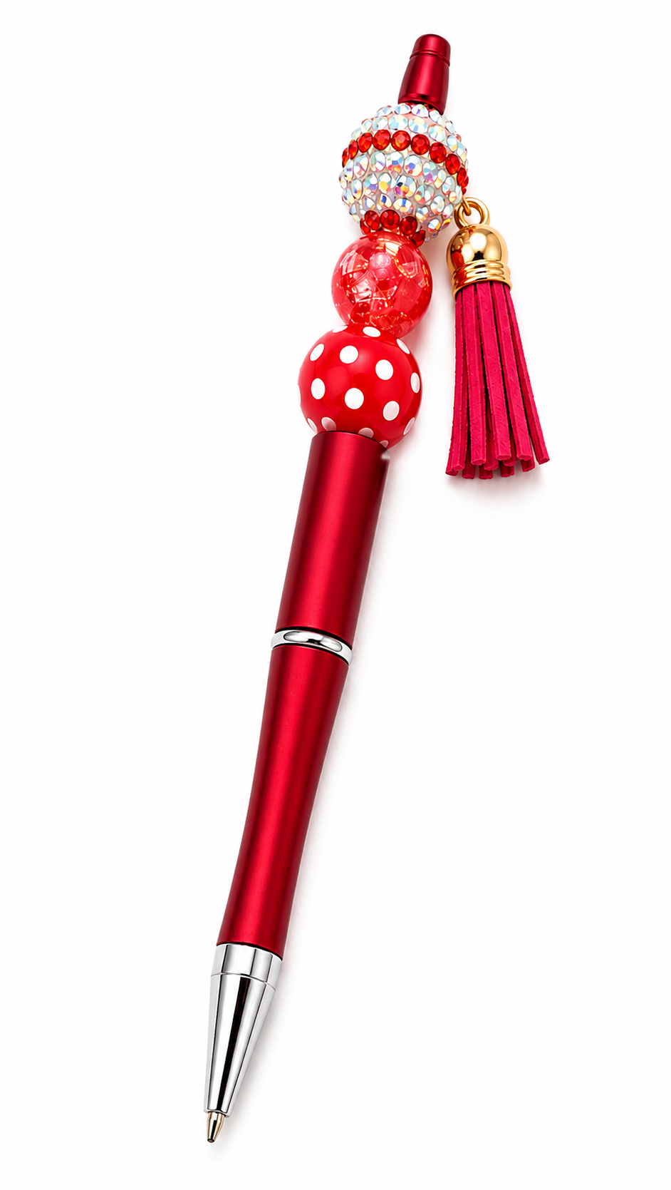 Sweetheart Dots Beaded Pen