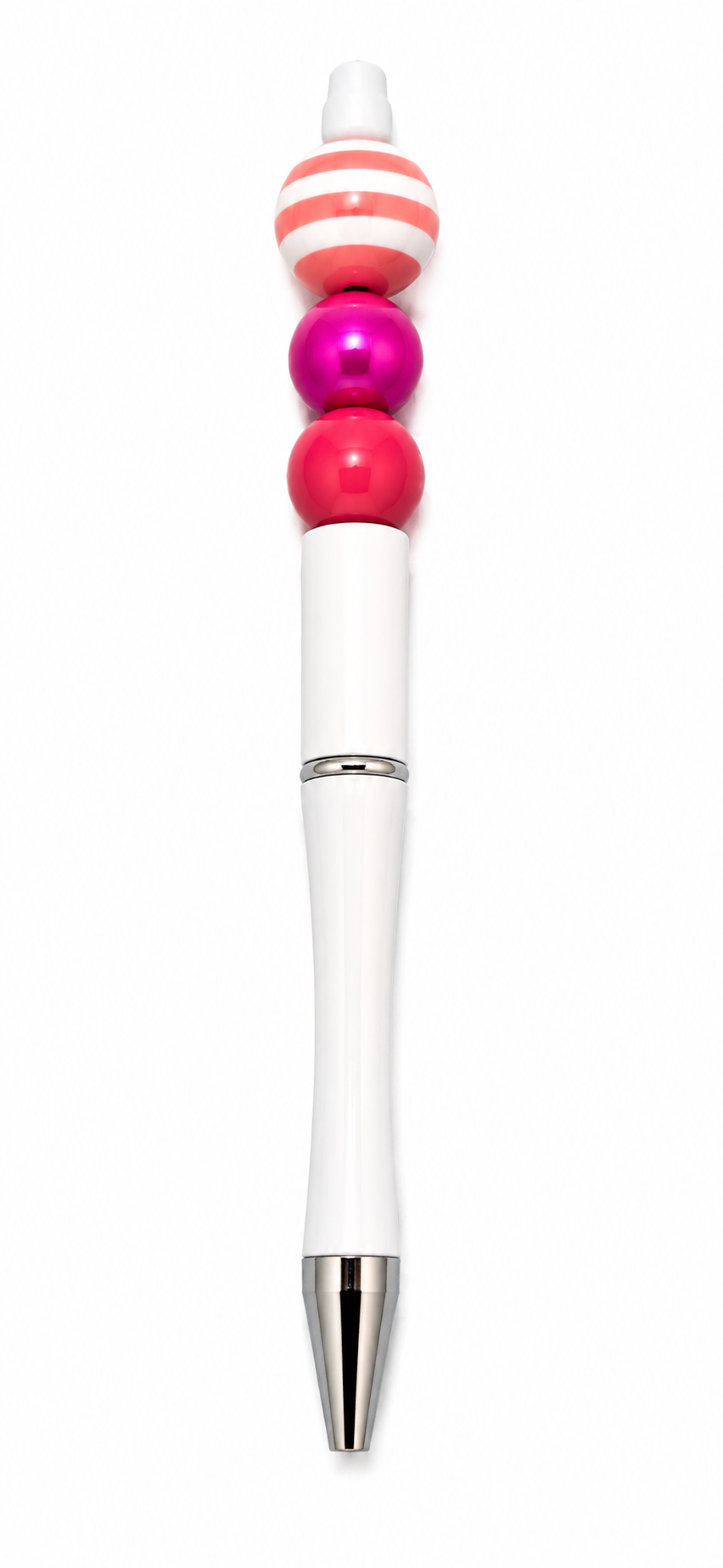 Candy Stripes Beaded Pen