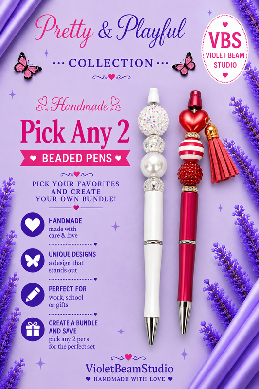 Pick Any 2 Beaded Pens