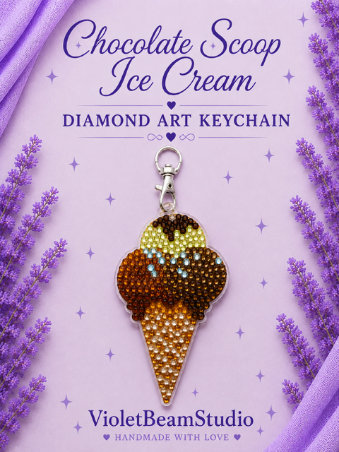 Pick Any 2 Diamond Art Keychains