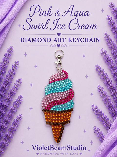 Pick Any 2 Diamond Art Keychains