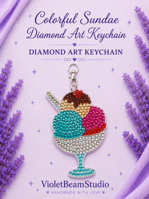 Pick Any 2 Diamond Art Keychains